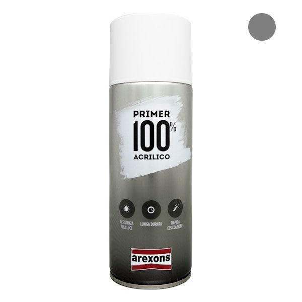 AREXONS Smalto Acrilico Fondo Antiruggine Grigio Spray ML400 - AREXONS